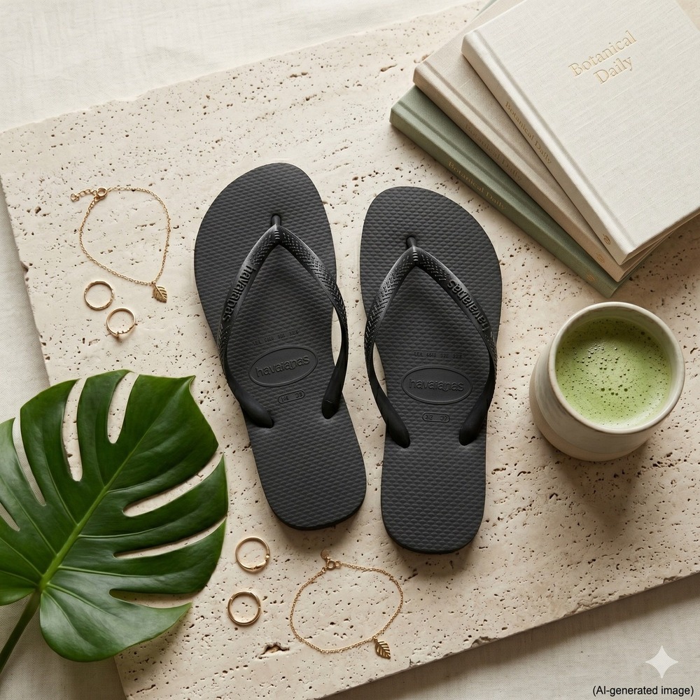 SLIM0047 | W's 7/8 | Havaianas SLIM SOLID flip flops / sandals
